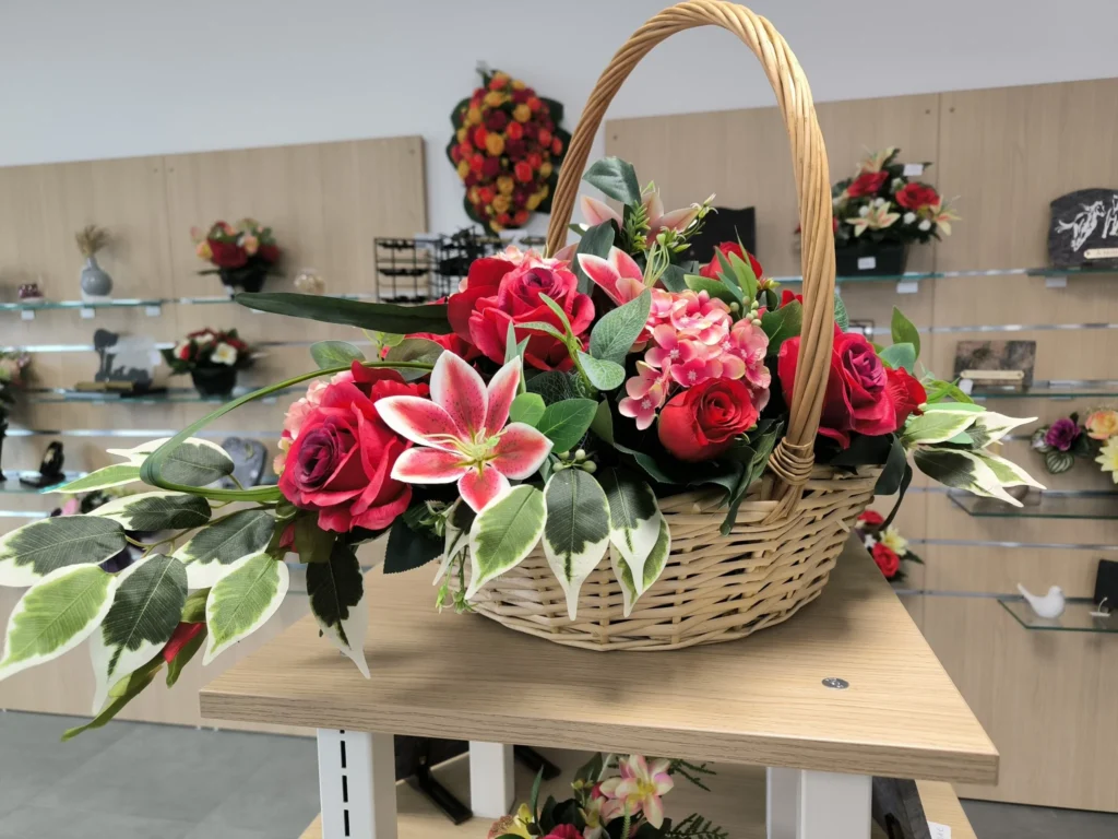 panier de fleurs confort funeraire