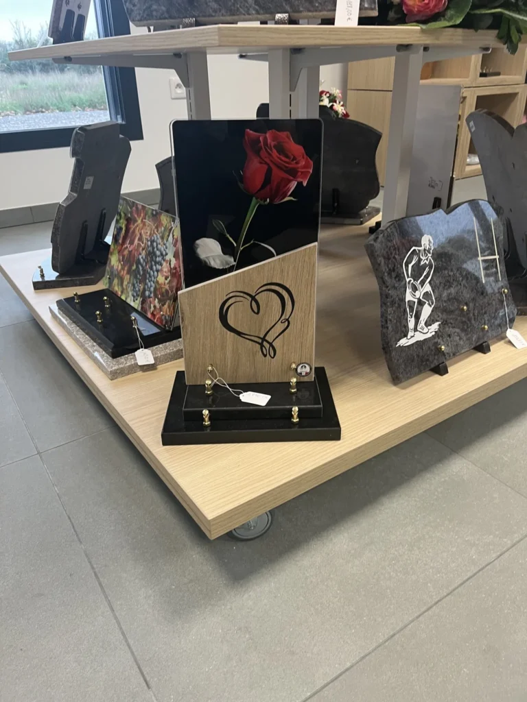 confort funeraire - plaque funeraire