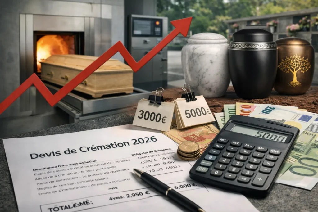 Prix crémation 2026 : tarifs réels et coûts cachés