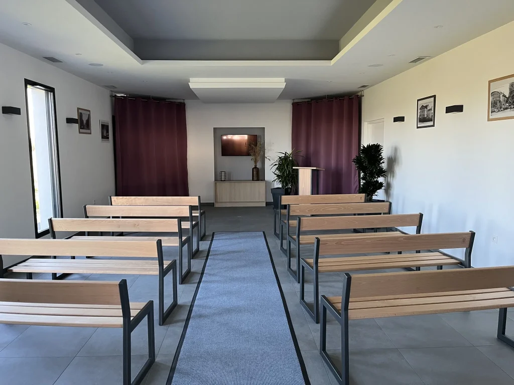 confort funéraire salle cérémonie